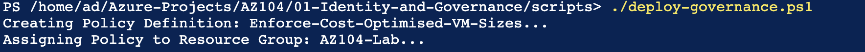 Policy Deployment