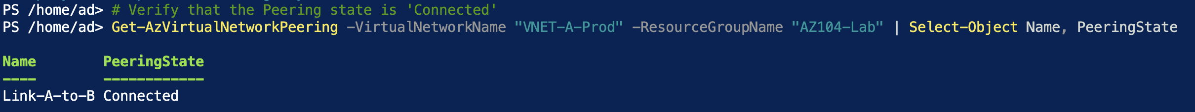 Peering Verification