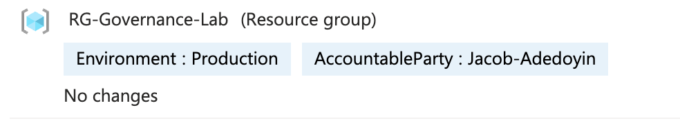 Resource Tagging Evidence