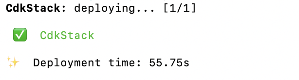 CDK deployment